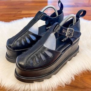 🍋 Lamoda • NWOB! Women’s Sweet Thing Chunky Dolly T-Strap Platforms Size 7